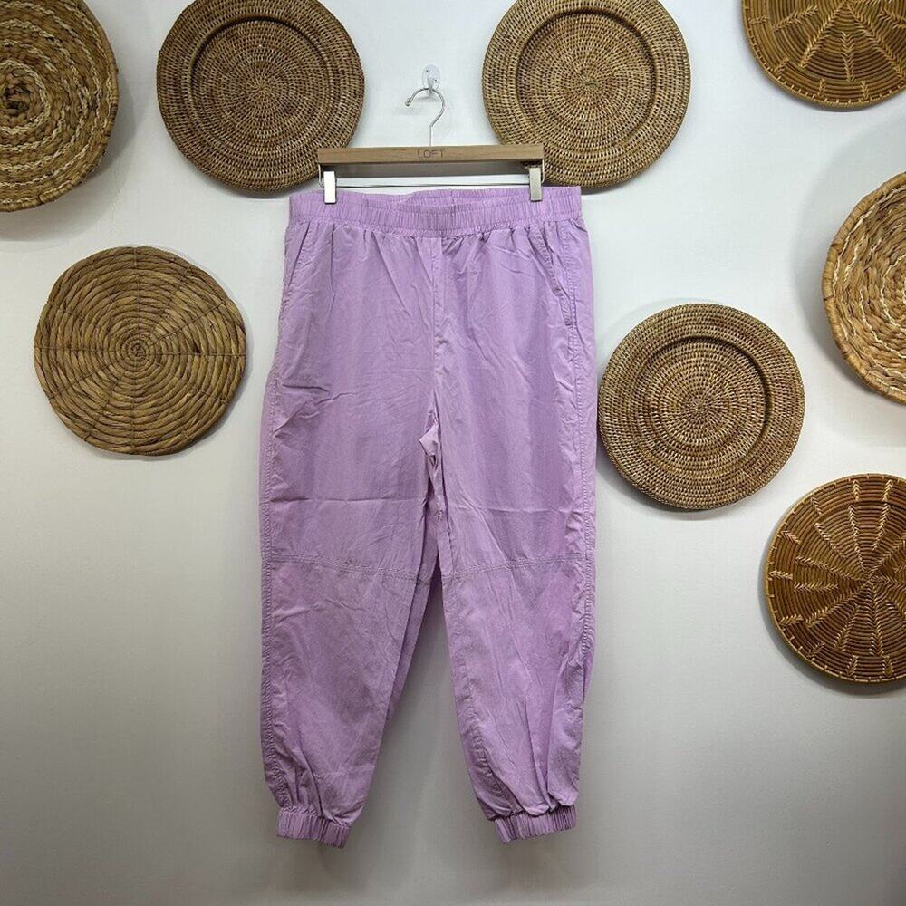Eddie Bauer Purple Hiking Outdoor Jogger Pants XL Activewear Athleisure
